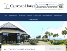 Tablet Screenshot of cliffordhouse.ie